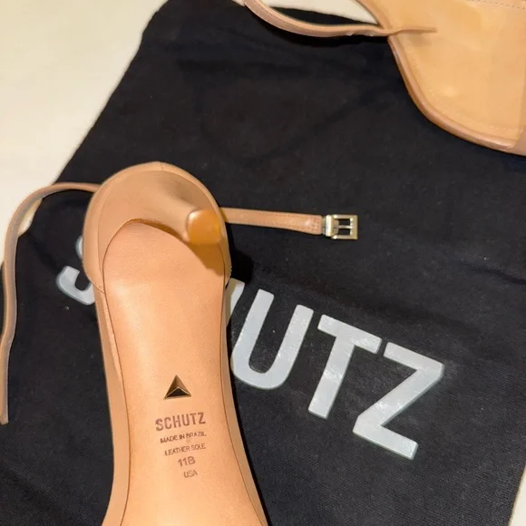 SCHUTZ Tan Heels Elegant and Stylish - Picture 3 of 7